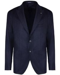Tagliatore - Virgin Wool Blazer - Lyst