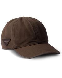 Prada - Casquette À Logo Brodé - Lyst
