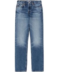 RE/DONE - Easy Straight-leg Cotton Jeans - Lyst