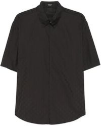 Gucci - Zip-Front Short-Sleeve Shirt - Lyst