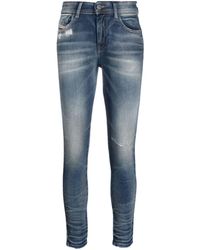 DIESEL - Jeans skinny Slandy 2017 - Lyst