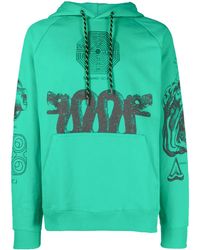 Etudes Studio - Graphic-Print Drawstring Hoodie - Lyst