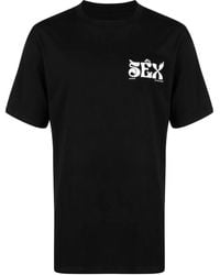NAHMIAS - T-Shirt À Slogan Imprimé - Lyst