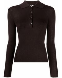 P.A.R.O.S.H. - Ribgebreide Top - Lyst