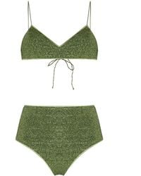Oséree - Lumière Lurex High-waisted Bikini Set - Lyst