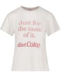 RE/DONE - Diet Coke Slogan-Print T-Shirt - Lyst