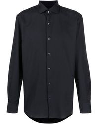 Zegna - Long-sleeve Button-up Shirt - Lyst
