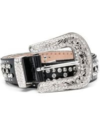 Philipp Plein - Cintura Con Decorazione Di Cristalli - Lyst