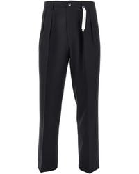 Santaniello - Mirò Rima Pleated Trousers - Lyst