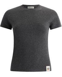 Bally - T-Shirt Con Applicazione Logo - Lyst