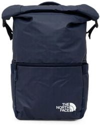 The North Face - Base Camp Voyager Roll-Top Logo-Print Backpack - Lyst