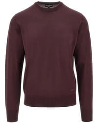 Emporio Armani - Essential Crew-Neck Pullover - Lyst
