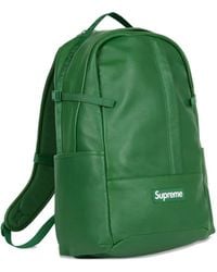 Supreme - Leather Backpack - Lyst