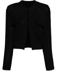 JNBY - Cropped Knitted Cardigan - Lyst