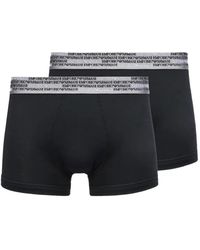 Emporio Armani - Boxershorts mit Logo-Print (2er-Set) - Lyst