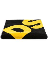 DSquared² Toalla con logo - Negro