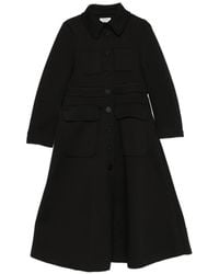 Psophia - Button-Up Patch-Pocket Coat - Lyst