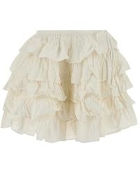 GIMAGUAS - Ulla Ruffled Mini Skirt - Lyst