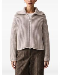 Marc O' Polo - Chunky-Knit Zip-Up Cardigan - Lyst