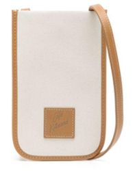 Café Kitsuné - Logo-Appliqué Canvas Shoulder Bag - Lyst