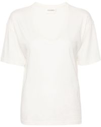 Closed - V-neck Organic Cotton T-shirt - Lyst