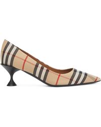 Burberry Vintage Check Court Shoes - Brown