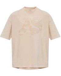 AllSaints - Etta T-Shirt Mit Logo-Patch - Lyst