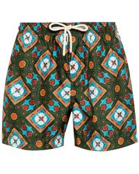 Peninsula - Graphic-Print Swim Shorts - Lyst