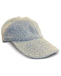 Eleventy - Textured Cotton-Blend Cap Hat - Lyst