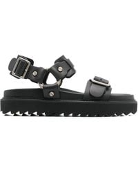 Acne Studios - Buckle-fastening Leather Sandals - Lyst