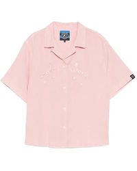 SPORT b. by agnès b. - Embroidered Short-Sleeve Shirt - Lyst