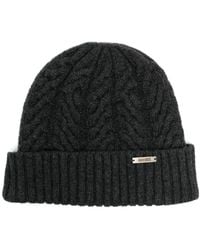 Moorer - Logo-Plaque Cashmere Beanie - Lyst