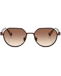 Brunello Cucinelli - Geometric-Framed Sunglasses - Lyst