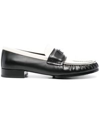 Givenchy - 4g-motif Leather Loafers - Lyst