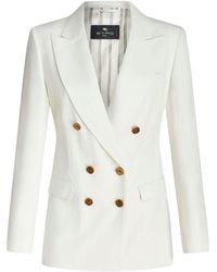 Etro - Double-Breasted Jacket - Lyst