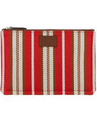 Fendi - ストライプ クラッチバッグ - Lyst