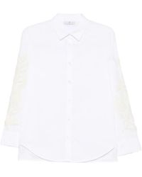 Whyci - Camicia A Maniche Lunghe Con Ricamo - Lyst