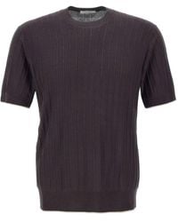 Paolo Pecora - Camiseta de mezcla de seda - Lyst