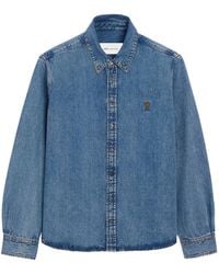 Ami Paris - Adc Denim Shirt - Lyst