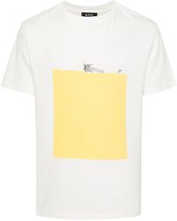 A.P.C. - T-shirt en coton à imprimé graphique - Lyst