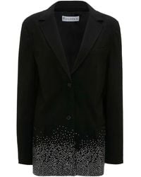 JW Anderson - Crystal-Embellished Single-Breasted Blazer - Lyst