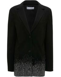 JW Anderson - Crystal-Embellished Single-Breasted Blazer - Lyst