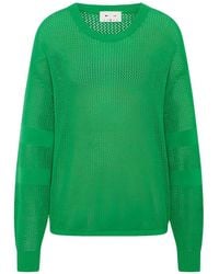 The Upside - Fenway Sebastian Open-Knit Crewneck Sweater - Lyst