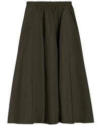 Aspesi - Jupe Mi-Longue À Design Plissé - Lyst