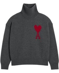 Ami Paris - Ami De Coeur Sweater - Lyst