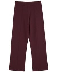 Chinti & Parker - Basics Wide-Leg Seam-Detail Track Pants - Lyst