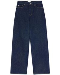 Ganni - Vaqueros Con Cinco Bolsillos - Lyst