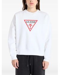 Guess - Logo-Print Sweater - Lyst