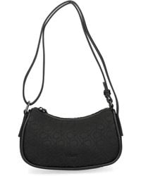 Calvin Klein - Logo-Print Shoulder Bag - Lyst