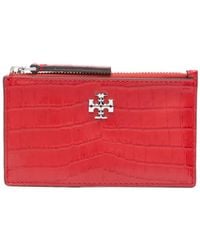 Tory Burch - Portafoglio Goffrato Con Zip - Lyst
